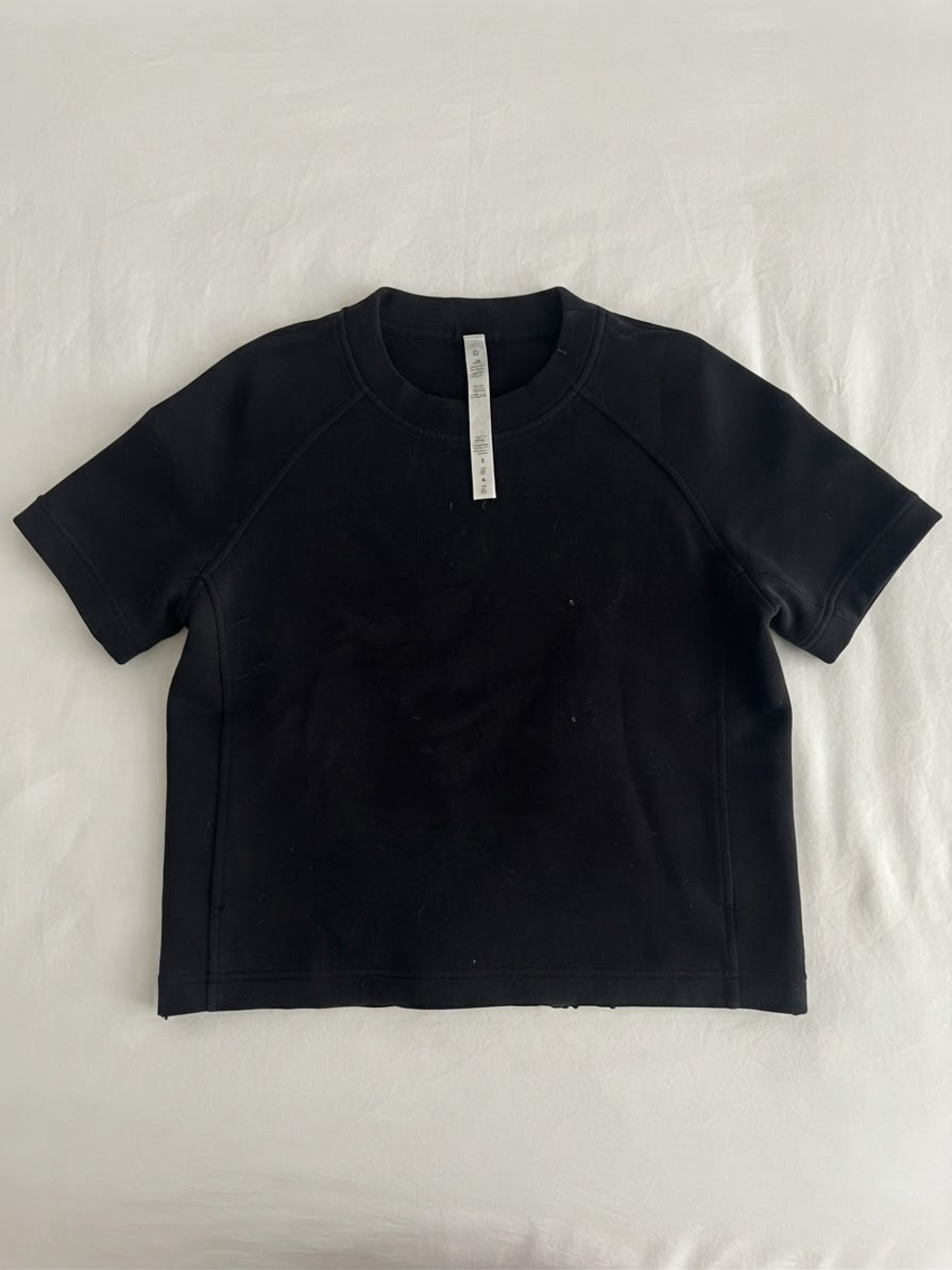 lululemon athletica Black Short Sleeve Crewneck Top